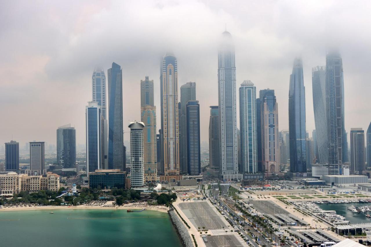 Livbnb Suites - 3 Bedroom With Private Beach Marina Skyline View Dubai Dış mekan fotoğraf