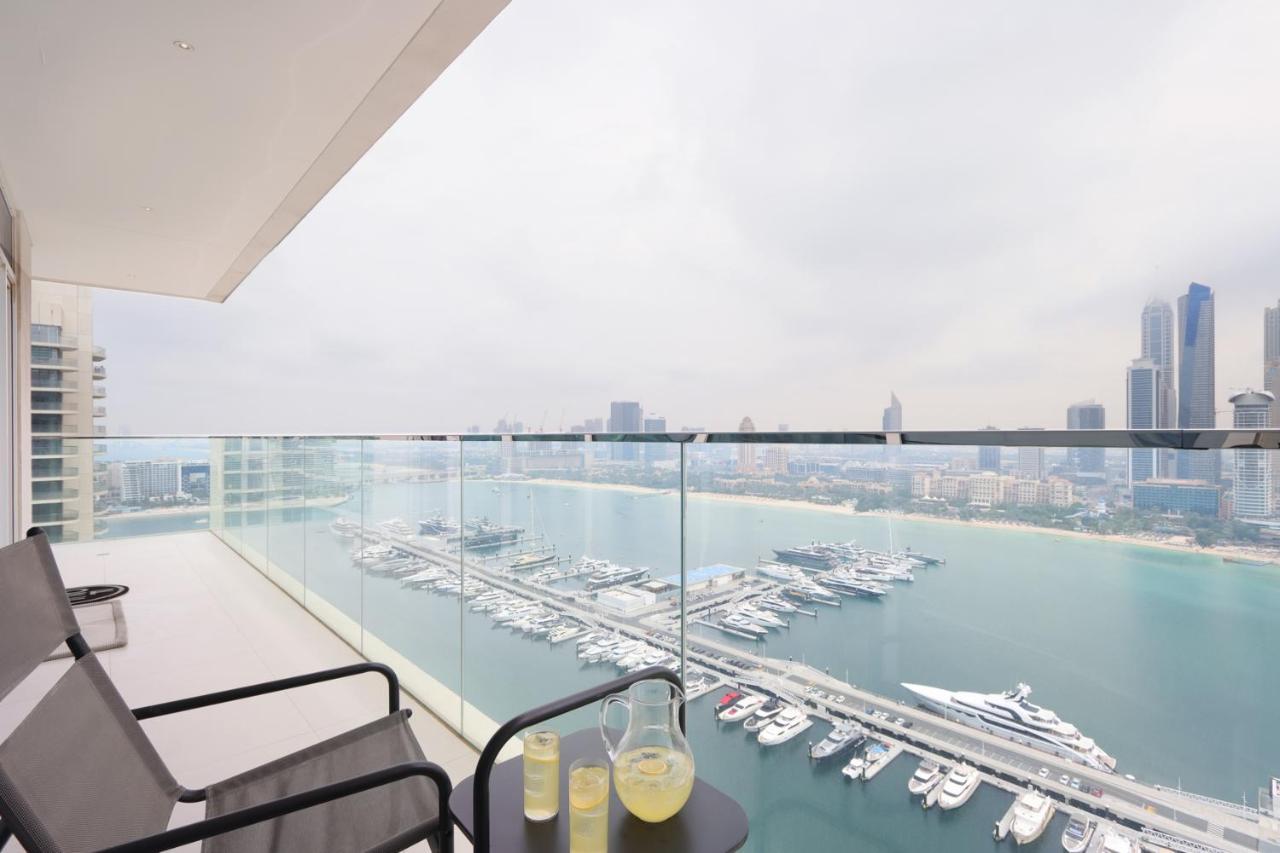 Livbnb Suites - 3 Bedroom With Private Beach Marina Skyline View Dubai Dış mekan fotoğraf