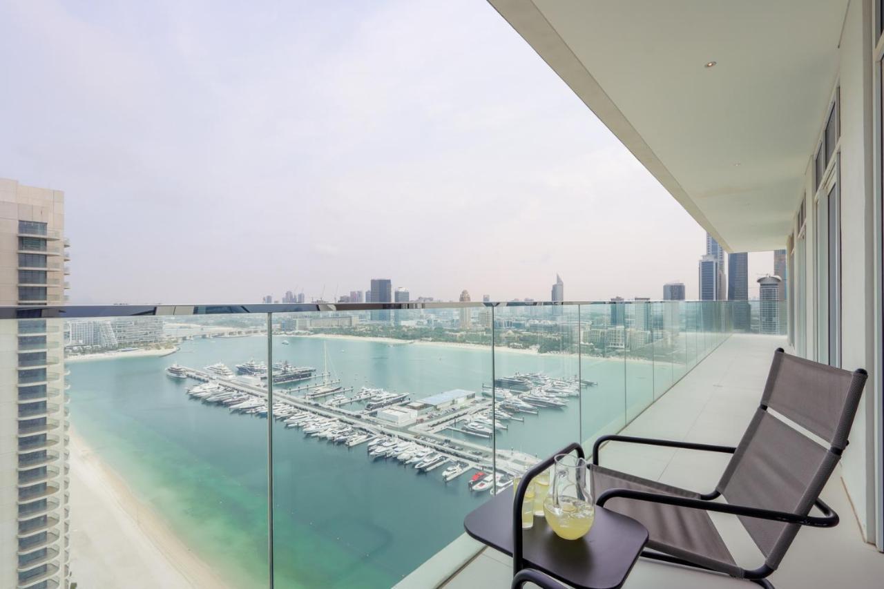 Livbnb Suites - 3 Bedroom With Private Beach Marina Skyline View Dubai Dış mekan fotoğraf